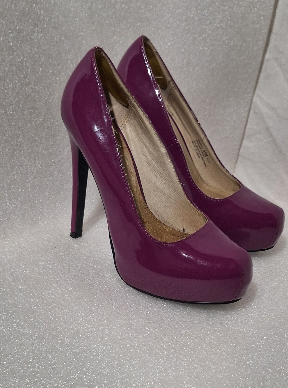 Chinese Laundry Patent Platform Pumps - Plum